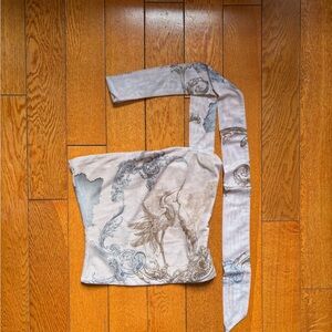 Tiger Mist Strapless Scarf Tube Going Out Top